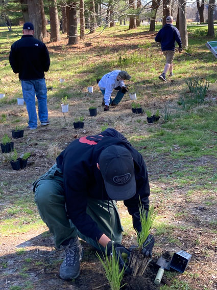 Volunteers at Connetquot